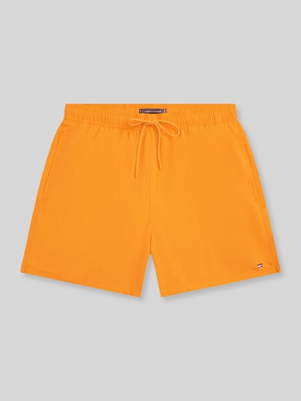 Tommy Hilfiger Regular Fit Badeshorts mit Logo-Stitching Apricot 2