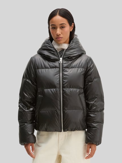 Marc O'Polo Steppjacke mit voluminöser Kapuze Anthrazit 4