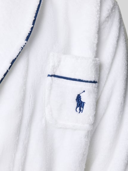 Polo Ralph Lauren Szlafrok z kołnierzem z połami Złamany biały 2