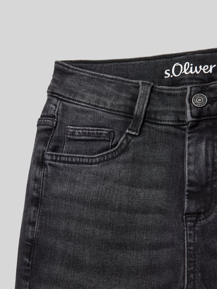 s.Oliver RED LABEL Regular Fit Jeans im 5-Pocket-Design Modell 'Seattle' Black 2
