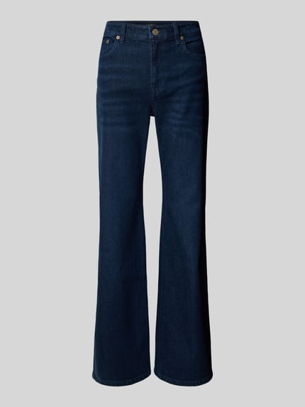 Lauren Ralph Lauren Flared Cut Jeans mit Eingrifftaschen Dunkelblau 2