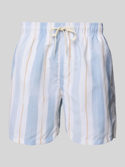 Selected Zwembroek met elastische band Beige - 1
