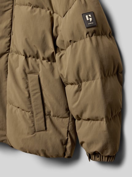 Garcia Regular fit winterjack in doorgestikte look Beige - 2