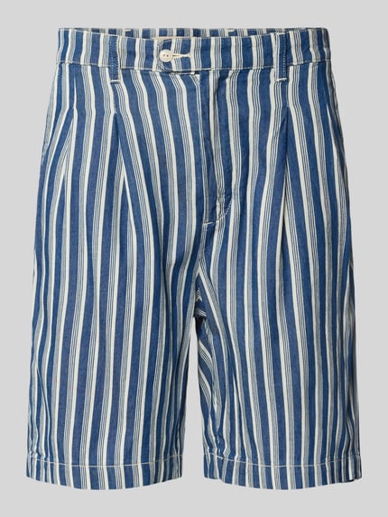 Regular Fit Bermudas mit Bundfalten Shop The Look MANNEQUINE