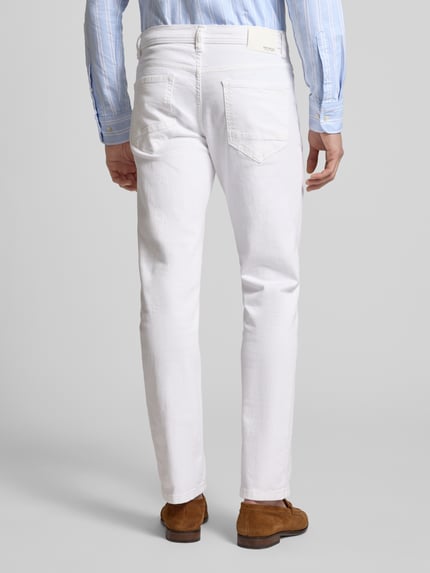 MCNEAL Jeansy o kroju slim fit z 5 kieszeniami Biały 5