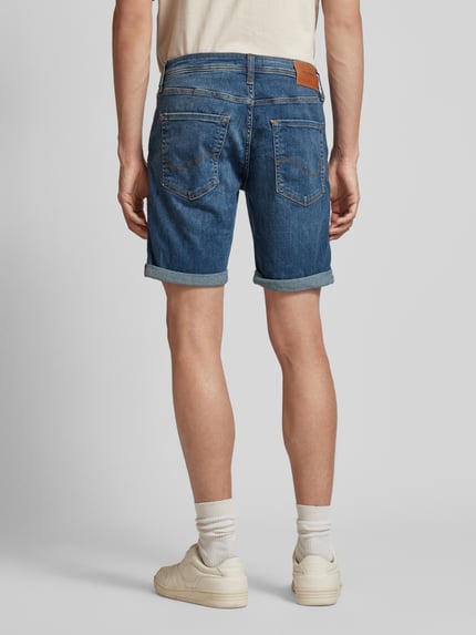 JACK & JONES Korte regular fit jeans in 5-pocketmodel, model 'RICK' Jeansblauw - 5