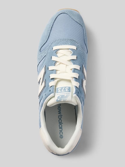 Produktfoto, Sneakersy z mieszanki skóry Model '574' od New Balance, zaokrąglony kształt, wiązanie, detal z logo, fakturowana podeszwa, wysokość obcasa w rozmiarze 40: 2 cm, wysokość cholewki w rozmiarze 40: 8 cm, szerokość cholewki w rozmiarze 40: 8 cm