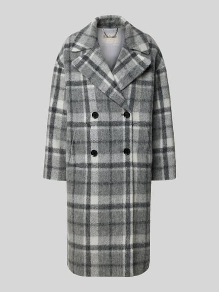 Barbour Płaszcz wełniany o kroju regular fit z mieszanki wełny z dodatkiem wełny z alpaki model ‘BETTIE’ Ciemnoszary 2