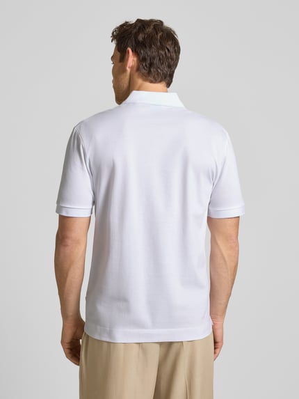 BOSS koszulka polo o kroju regular fit z czystej bawełny model 'C-PARRIS' Biały 5