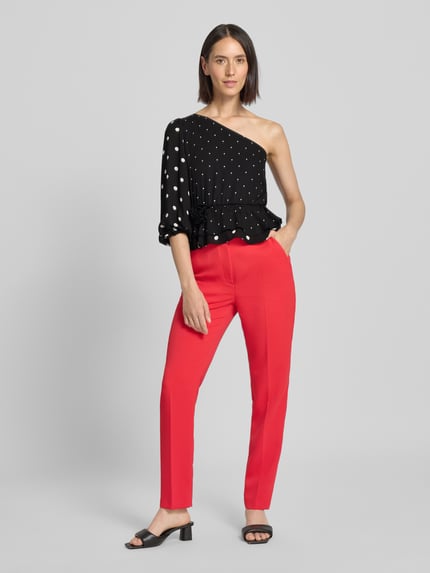 Marc Cain Blusenshirt mit One-Shoulder-Träger Black 1