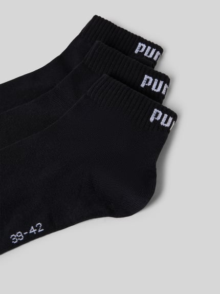 PUMA Dames sneakersokken in set van 3 Zwart - 2