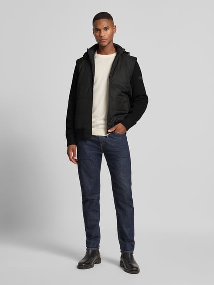 bugatti Regular Fit Steppjacke mit abnehmbaren Ärmeln Black 1