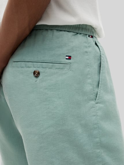 Tommy Hilfiger Regular Fit Chinoshorts Modell 'DOVER' Tuerkis 3