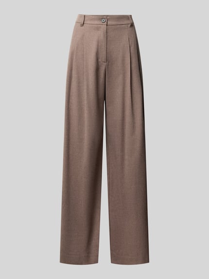 Regular Fit Marlenehose mit Bundfalten Shop The Look MANNEQUINE