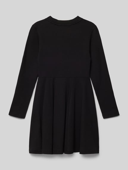 Calvin Klein Jeans Knielanges Kleid mit Label-Detail Black 3