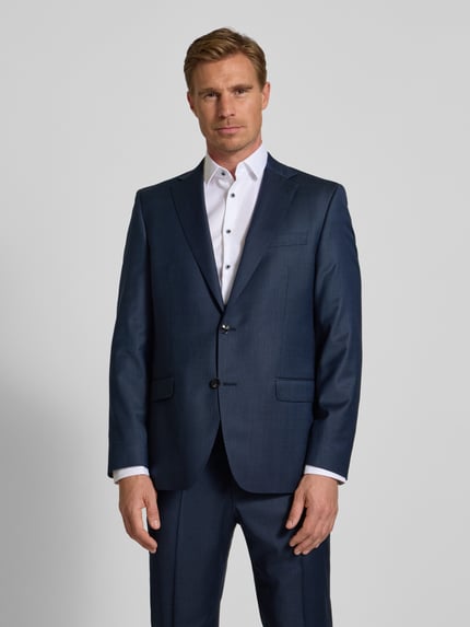 DIGEL Modern fit 2-knoops colbert, model 'Duncan' Marineblauw - 4