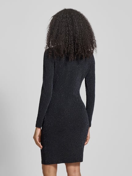 b.young Jurk met all-over dierenprint model 'Utta' Zwart - 5