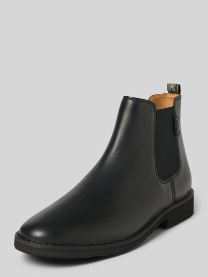 Polo Ralph Lauren Chelsea Boots aus Rindsleder mit Logo-Detail Black 1