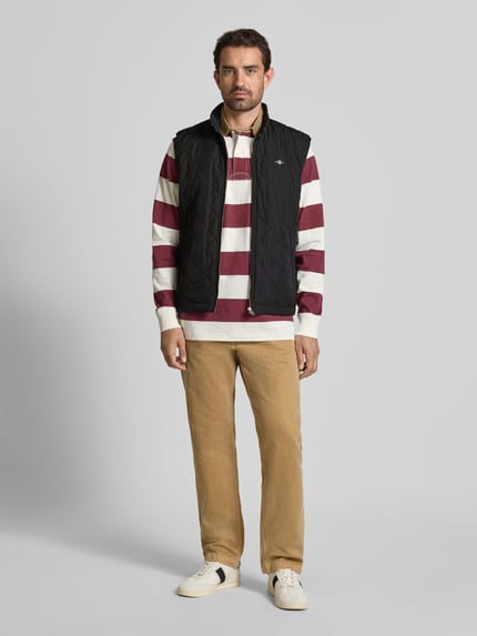 GANT Steppweste mit Stehkragen und Label-Stitching Black 1