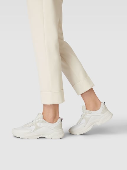 CAMBIO Stoffen broek met verkorte pasvorm, model 'KRYSTAL' Ecru - 3