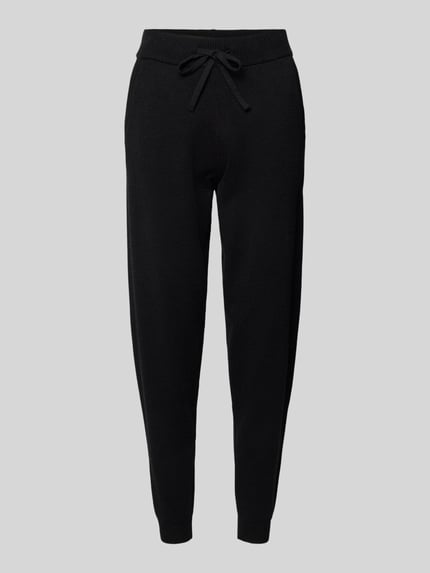 Christian Berg Woman Slim Fit Sweatpants aus Viskose-Mix Black 2