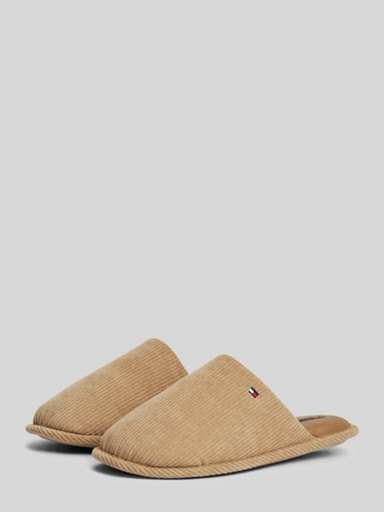 Tommy Hilfiger Hausschuh mit Logo-Detail Camel 1
