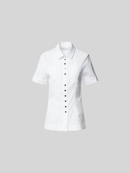 Overhemdblouse met drukknoopsluiting Shop The Look MANNEQUINE