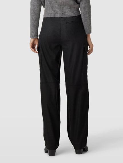 Filippa K Cargobroek in effen design met grote zakken Antraciet - 5