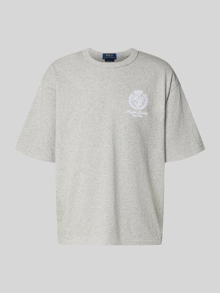 relaxed fit T-shirt van puur katoen Shop The Look MANNEQUINE