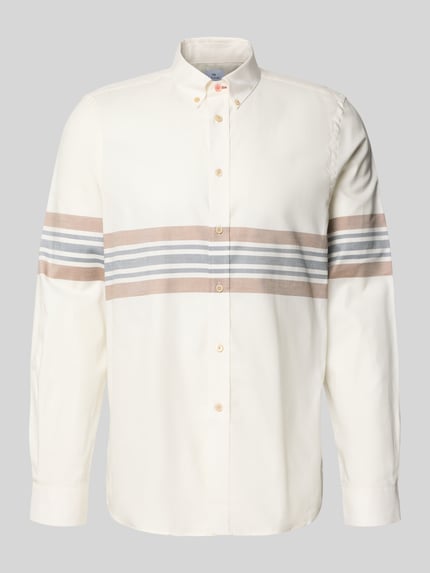 Paul Smith Regular Fit Freizeithemd mit Button-Down-Kragen Weiss 2