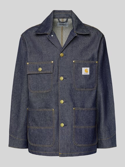 Carhartt Work In Progress Jeansjacke mit aufgesetzten Taschen Modell 'ADEN' Jeansblau 2