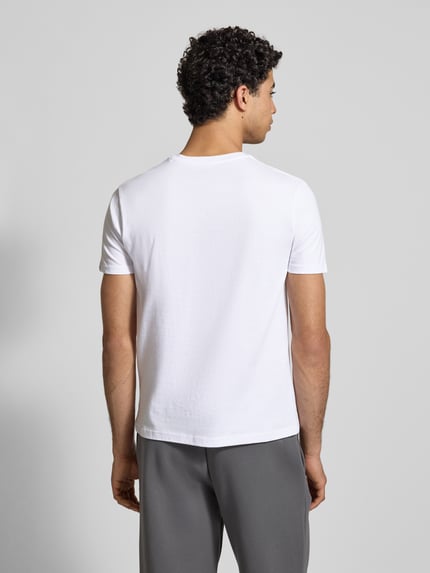 Alpha Industries T-Shirt mit Label-Print Weiss 5