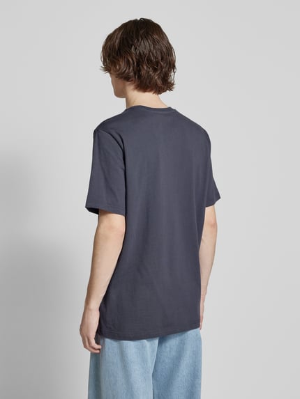 Champion T-shirt met labelstitching Antraciet - 5