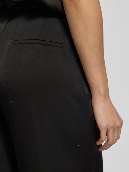 Neo Noir Stoffhose mit Gesäßtaschen Modell 'Emmet' Black 3