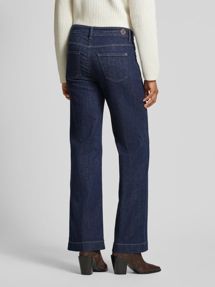 MAC Wide leg jeans met 5-pocketmodel Donkerblauw - 5