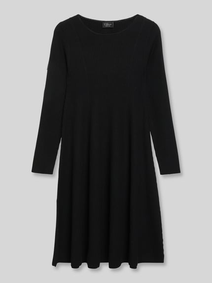 s.Oliver BLACK LABEL Strickkleid mit Rippstrickstruktur Black 2
