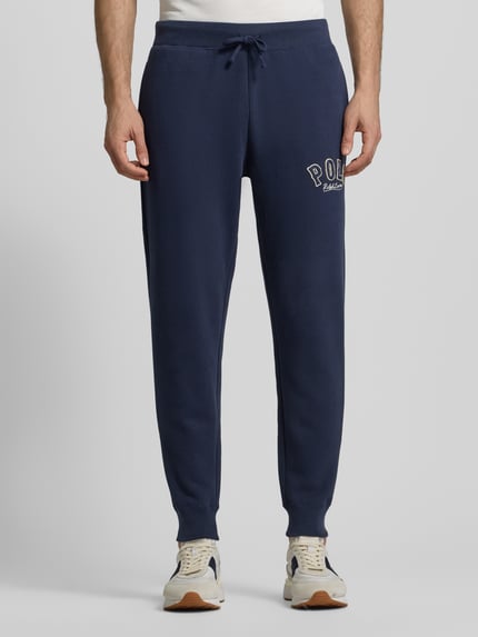 Polo Ralph Lauren Regular fit sweatpants van katoenmix Marineblauw - 4