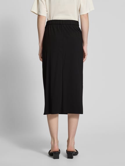 Weekend Max Mara Midirok met plooien opzij, model 'MEMO' Zwart - 5