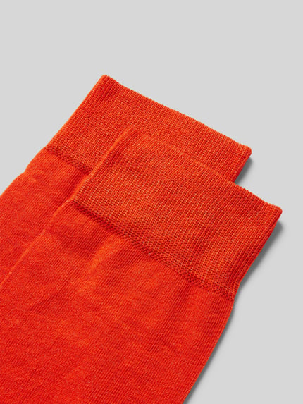 Christian Berg Men Socken mit Label-Detail im 2er-Pack Dunkelorange 2