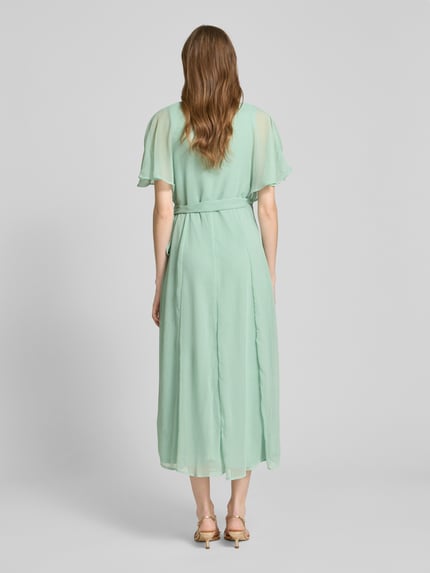 VILA Midikleid in Wickel-Optik Modell 'RILLA' Schilf 5