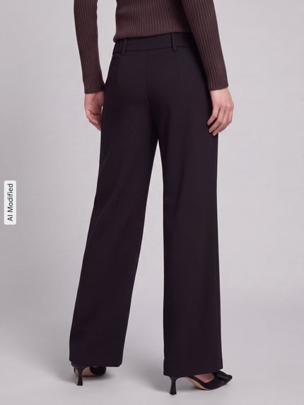 ONLY Wide Leg Anzughose mit Viskose-Anteil Modell 'LINDA' Black 5