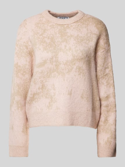 Jake*s Studio Woman Regular Fit Strickpullover mit Alpaka-Anteil Sand 2