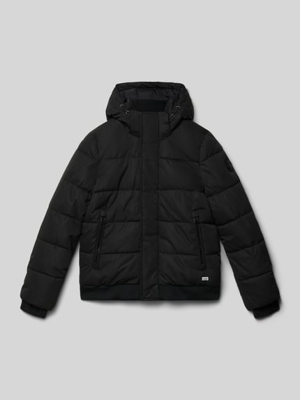 Cars Jeans Regular Fit Steppjacke mit Logo-Patch Modell 'Haswar' Black 1