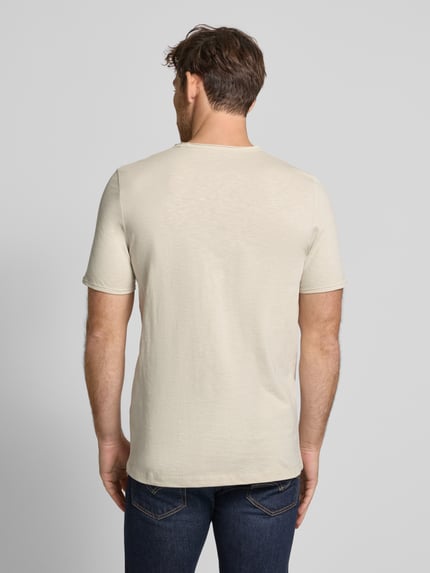 s.Oliver RED LABEL Regular fit T-shirt van puur katoen Offwhite - 5