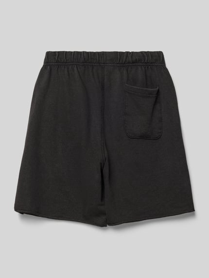 JACK & JONES Bermuda met elastische band, model 'BILL' Zwart - 3