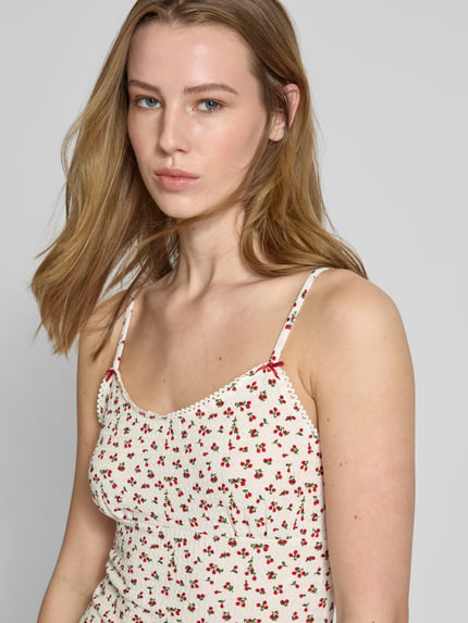 NOISY MAY® Mini-jurk met verstelbare bandjes, model 'STELLA' Wit - 3