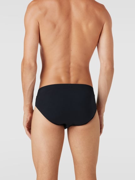 SCHIESSER Slip met sierstiksels Zwart - 4