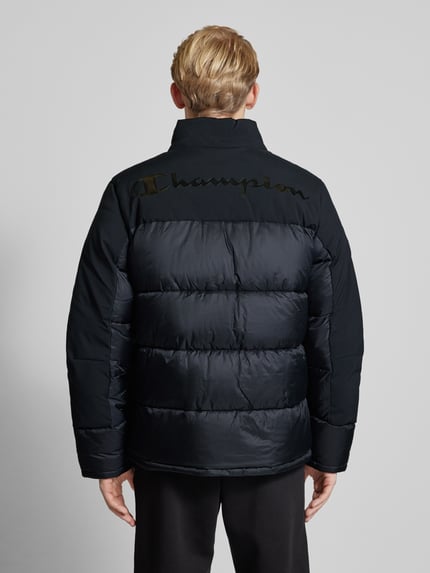 Champion Steppjacke mit Label-Print Black 5