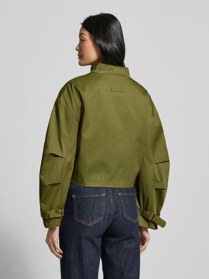 VILA Blouson met opgestikte zakken model 'CATCH' Olijfgroen - 5