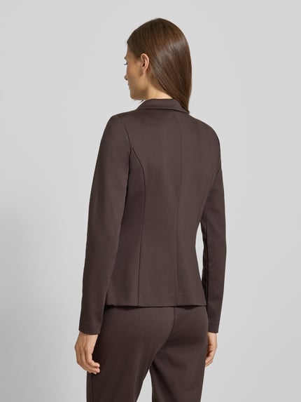 ICHI Slim Fit Blazer mit Paspeltaschen Modell 'KATE' Dunkelbraun 5